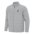 thumbnail image 1 of Men's Antigua Gray Cincinnati Bearcats Swelter Full-Zip Puffer Jacket, 1 of 1