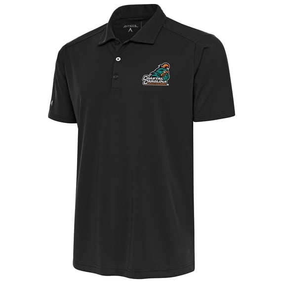 Men's Antigua Charcoal Coastal Carolina Chanticleers Big & Tall Tribute Polo