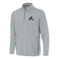 thumbnail image 1 of Men's Antigua  Gray Colorado Avalanche Perilous Quarter-Zip Sweatshirt, 1 of 1