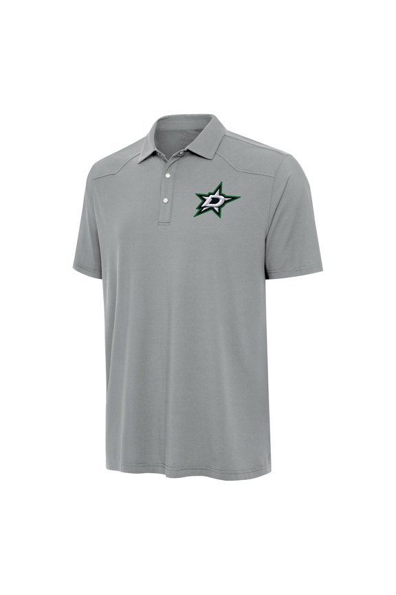Men's Antigua Gray Dallas Stars Western Polo