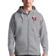 thumbnail image 1 of Men's Antigua Gray Dayton Flyers Victory Full-Zip Hoodie, 1 of 1