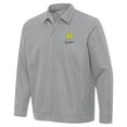 thumbnail image 1 of Men's Antigua  Gray Denny Hamlin Pivot Full-Zip Jacket, 1 of 1