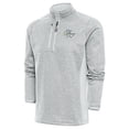 thumbnail image 1 of Men's Antigua  Gray George Washington University Course Quarter-Zip Pullover Sweatshirt, 1 of 1