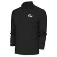 thumbnail image 1 of Men's Antigua  Gray George Washington University Tribute Quarter-Zip Pullover Top, 1 of 1