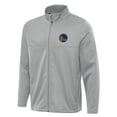 thumbnail image 1 of Men's Antigua Gray Golden State Warriors Links 2 Full-Zip Golf Jacket, 1 of 1