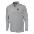 thumbnail image 1 of Men's Antigua Gray Houston Rockets Reprocess Quarter-Zip Top, 1 of 1