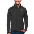thumbnail image 1 of Men's Antigua Gray Howard Bison Tribute Quarter-Zip Pullover Top, 1 of 1