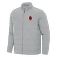 thumbnail image 1 of Men's Antigua  Gray Indiana Hoosiers  Swelter Full-Zip Jacket, 1 of 1
