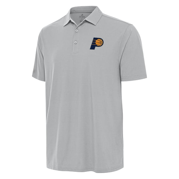 Men's Antigua Gray Indiana Pacers Era Polo