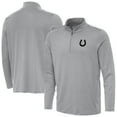 thumbnail image 1 of Men's Antigua  Gray Indianapolis Colts Reprocess Quarter-Zip Top, 1 of 4