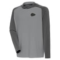 thumbnail image 1 of Men's Antigua Gray Kansas City Chiefs Tonal Intrepid Pullover Hoodie, 1 of 2