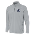thumbnail image 1 of Men's Antigua  Gray LA Clippers Perilous Quarter-Zip Sweatshirt, 1 of 1