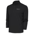 thumbnail image 1 of Men's Antigua Gray LEGACY Motor Club Tribute Quarter-Zip Pullover Top, 1 of 1