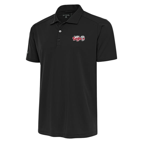 Men's Antigua Gray Lansing Lugnuts Tribute Polo