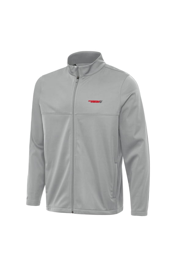 Men's-Antigua Gray Martinsville Speedway Links 2 Full-Zip Golf Jacket
