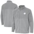 thumbnail image 1 of Men's Antigua Gray Miami Dolphins Daily Fused Full-Zip Jacket, 1 of 4