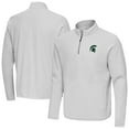 thumbnail image 1 of Men's Antigua Gray Michigan State Spartans Step Up Quarter-Zip Pullover, 1 of 3