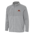 thumbnail image 1 of Men's Antigua Gray Minnesota Golden Gophers Daily Fused Full-Zip Jacket, 1 of 1