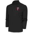thumbnail image 1 of Men's Antigua  Gray Minnesota Twins Tribute Quarter-Zip Pullover Top, 1 of 1