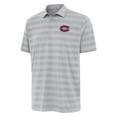 thumbnail image 1 of Men's Antigua Gray Montreal Canadiens Tunnel Polo, 1 of 1