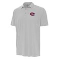 thumbnail image 1 of Men's Antigua Gray Montreal Canadiens Twine Polo, 1 of 1
