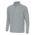 thumbnail image 1 of Men's Antigua Gray Nashville SC Intent Quarter-Zip Jacket, 1 of 1