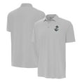 thumbnail image 1 of Men's Antigua Gray Navy Midshipmen Twine Polo, 1 of 3