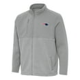 thumbnail image 1 of Men's Antigua Gray New England Patriots Daily Fused Full-Zip Jacket, 1 of 1