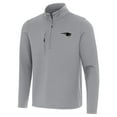 thumbnail image 1 of Men's Antigua  Gray New England Patriots Insider Quarter-Zip Jacket, 1 of 2