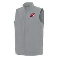 thumbnail image 1 of Men's Antigua Gray New Jersey Devils Regard Full-Zip Vest, 1 of 1