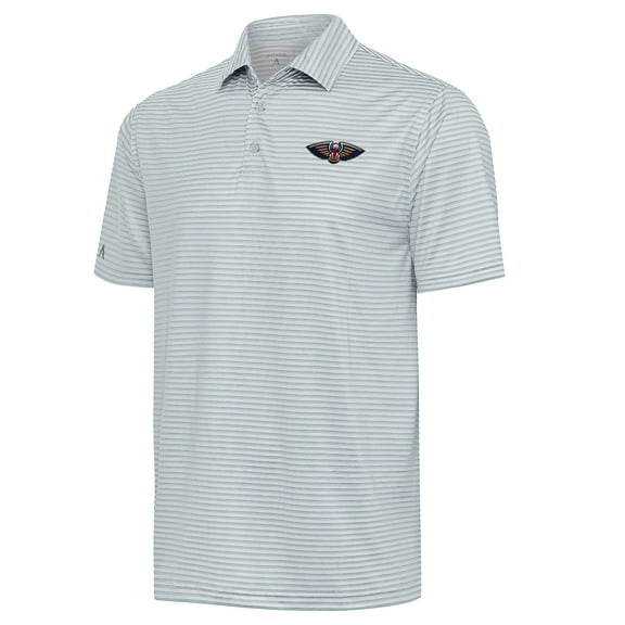 Men's Antigua  Gray New Orleans Pelicans Skills Polo