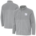 thumbnail image 1 of Men's Antigua  Gray New York Giants Daily Fused Full-Zip Jacket, 1 of 4