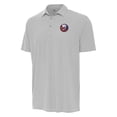 thumbnail image 1 of Men's Antigua Gray New York Islanders Twine Polo, 1 of 1