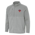 thumbnail image 1 of Men's Antigua Gray New York Knicks Daily Fused Full-Zip Jacket, 1 of 1