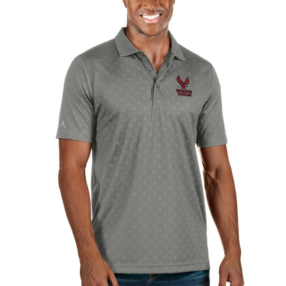 Men's Antigua Gray North Carolina Central Eagles Spark Polo