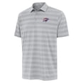 thumbnail image 1 of Men's Antigua Gray Oklahoma City Thunder Tunnel Polo, 1 of 1