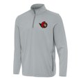 thumbnail image 1 of Men's Antigua  Gray Ottawa Senators Perilous Quarter-Zip Sweatshirt, 1 of 1