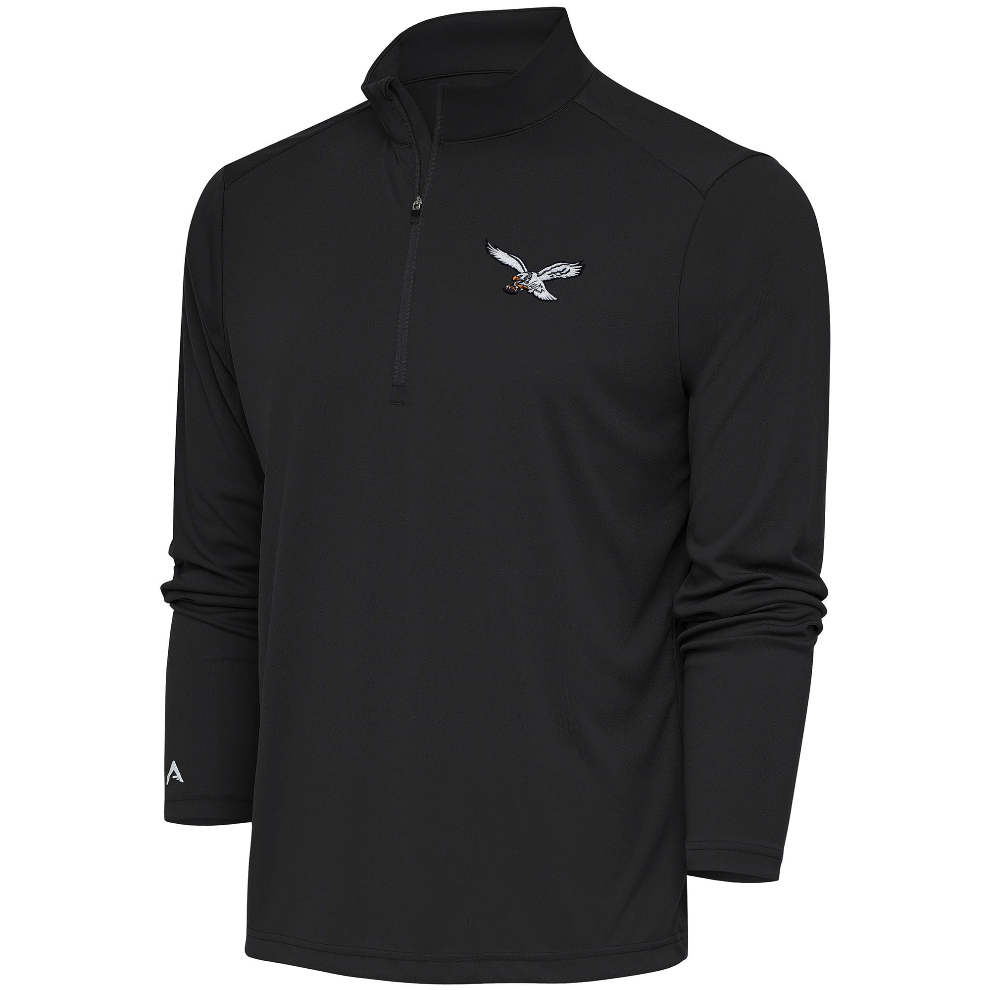 EAGLES LOGO STRIPED QUARTER ZIP main image 0