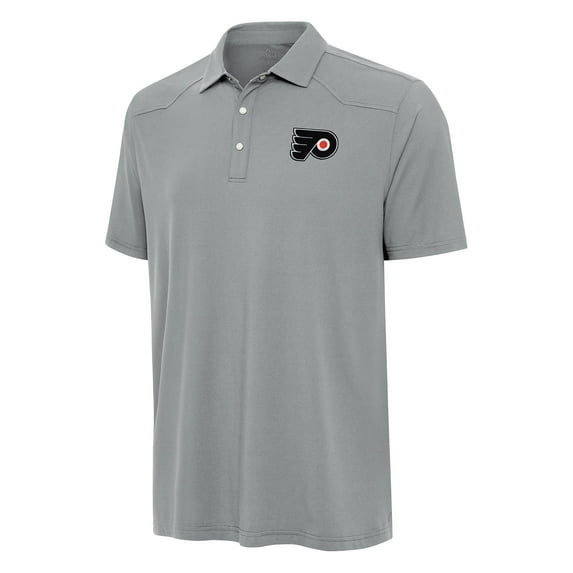 Men's Antigua Gray Philadelphia Flyers Western Polo
