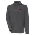 thumbnail image 1 of Men's Antigua Gray Real Salt Lake Pure Honeycomb Pullover Hoodie, 1 of 1