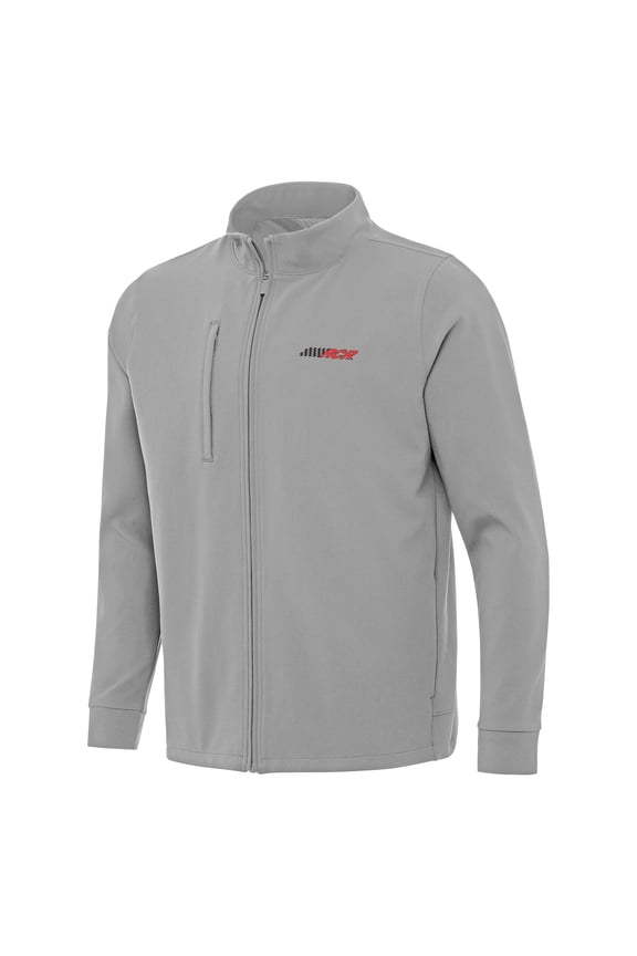 Men's-Antigua Gray Richard Childress Racing Regard Full-Zip Jacket