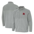 thumbnail image 1 of Men's Antigua Gray Rutgers Scarlet Knights Daily Fused Full-Zip Jacket, 1 of 3