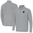 thumbnail image 1 of Men's Antigua Gray Sacramento Kings St. Patrick's Day Intent Quarter-Zip Jacket, 1 of 4