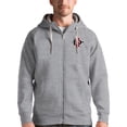 thumbnail image 1 of Men's Antigua Gray San Diego State Aztecs Victory Full-Zip Hoodie, 1 of 1