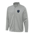 thumbnail image 1 of Men's Antigua Gray San Jose Earthquakes Links 2 Full-Zip Golf Jacket, 1 of 1