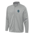 thumbnail image 1 of Men's Antigua Gray Seattle Kraken Links 2 Full-Zip Golf Jacket, 1 of 1