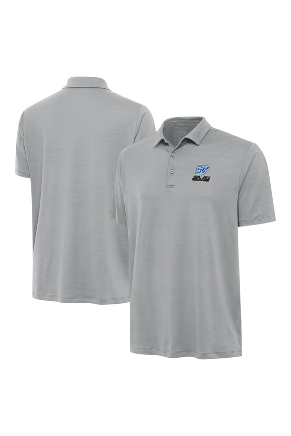 Men's Antigua Gray Shane van Gisbergen Reprocess Polo