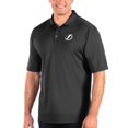 thumbnail image 1 of Men's Antigua Gray Tampa Bay Lightning Big & Tall Tribute Polo, 1 of 1