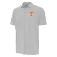 thumbnail image 1 of Men's Antigua Gray Tennessee Volunteers Twine Polo, 1 of 1