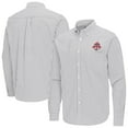 thumbnail image 1 of Men's Antigua Gray Toronto FC Ellis Tri-Blend Long Sleeve Button-Down Shirt, 1 of 3
